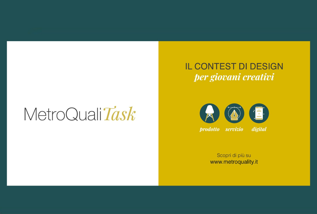 Diamo il via a MetroQualiTask – Il contest di design per giovani creativi